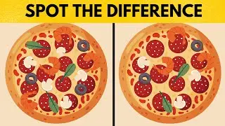 Spot the Difference for Kids! 🔍 Toy Room, Playground, Pizza & More! 🍕🧸🌳
