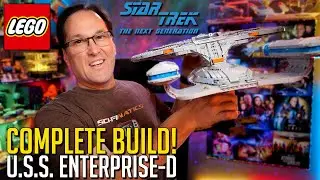 LEGO Star Trek U.S.S. Enterprise NCC1701-D &mdash; COMPLETE BUILD!
