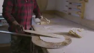 Mandelpotatis pizza
