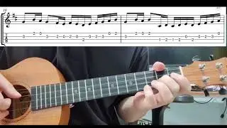 Canon In D (Johann Pachelbel) - Easy Beginner Ukulele Tabs With Playthrough Tutorial Lesson