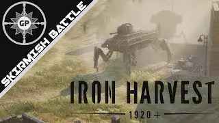 The Best AT Gun! - Iron Harvest Alpha #1 Abandoned Train Station Skirmish