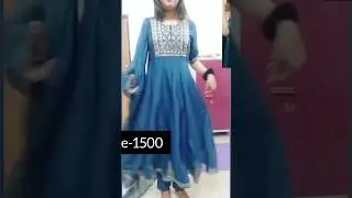 beautiful teal blue cotton silk kurti with pant dupatta set bought from Myntra under 1600💙💙💙💙💙💙
