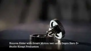 Konova Pan Tilt Smart Motion, with motorized slider time-lapse sample .