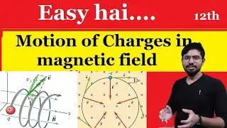 Motion of a charge in magnetic field || Abhishek sahu