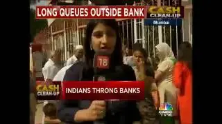 Long Queues Outside Banks