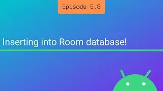 Inserting into Room database