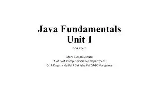 Primitive Data Types in Java