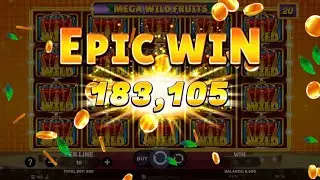 🔥 MEGA WILD FRUITS ON FIRE &mdash; ФРУКТЫ ВСПЫХНУЛИ! MEGA WIN, BIG WIN 🍒💰