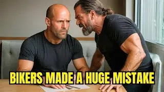 BIKERS THREATENED THE WRONG GUY &mdash; JASON STATHAM DIDN&rsquo;T EVEN FLINCH