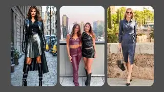Beautiful Italian Leather Outfits Ideas For Beautiful Girls