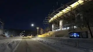 Volksparkstadion im Schnee 04.01.2026 Hamburg