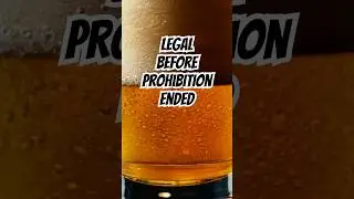 How Beer Became Legal BEFORE Prohibition Ended #foodfacts #foodhistory #beer #shorts