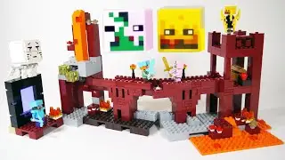 LEGO Minecraft The Nether Fortress | Set Review & Speed Build