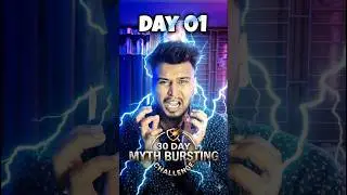 DAY 01 / 30 DAY MYTH BURSTING CHALLENGE