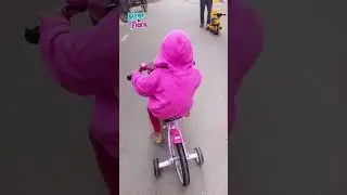 Fiora learning to ride Bi-Cycle for the first time!