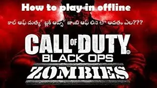 ✅ How to play CALL OF DUTY BLACK OPS 1 ZOMBIES 