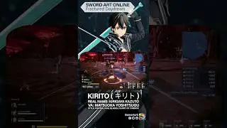 『SAOFD』Kirito in Sword Art Online Fractured Daydream! #anime #swordartonline #SAOFD