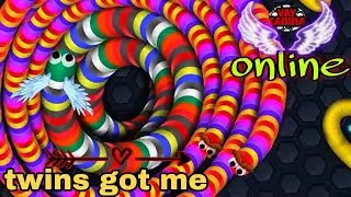 Twins Got Me 🤩 Best Moments Montage Slither.io Pro Gameplay | VAYCANINA