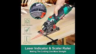 Rotorazer Saw with 3 Quick Change Blade and Dust Extraction System