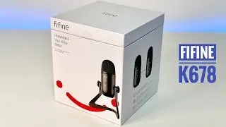 Fifine K678 Microphone - Review & Voice Recording Test | Best Microphone for Laptop, iPad & PS5