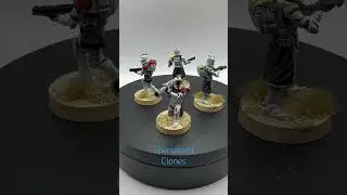 Started #starwarslegion and of course I play phase 1 Clones! #miniature #clonewars #shorts #hobby