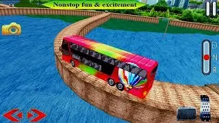 Impossible Bus Driver Sky Tracks - Andriod Gameplay FHD