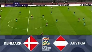Denmark vs Austria - UEFA Nations League 2022 - Pes 2021 Patch 2022