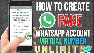 HOW TO MAKE REAL WHATSAPP ACCOUNT BUT NOT REAL NUMBER WITHOUT ANY VPN  2022