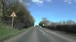 Driving On The A49 & A44 From Leominster To Steen's Bridge, Herefordshire, England 6th April 2015