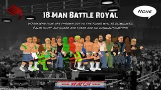 MDickie's Wrestling Revolution - 18-Man Battle Royal