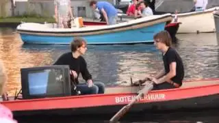 Vanaf het water is Leiden op z'n mooist