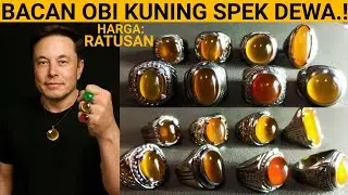 Bacan OBI KUNING spek DEWA & kasta SULTAN.! Harga RATUSAN.!