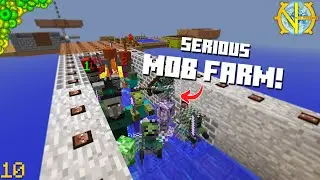 This AFK Mob Farm is INSANELY Efficient! | GTNH Skyblock: Garden of Grind | Part 10