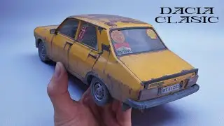 Abandoned Dacia 1310 Diorama | Realistic Rust & Decay Effects
