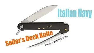 Knife Comparison - Italian Navy Sailor's Deck Knife