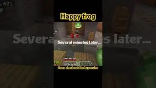 Happy frog 🐸 #minecraft