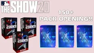 150+ Pack Opening in MLB The Show 20! MULTIPLE Diamonds | 1,000 Subscriber Celebration