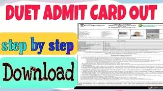 Duet admit card 2021|du ug pg admit card 2021duet admit card duet ug pg admit card du ug admit card