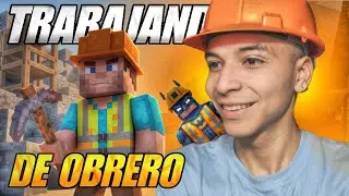 ME COVERTI EN ALBA&Ntilde;IL😅 PARA HACER UN EDIFICIO EN MINECRAFT DIA 4 |Adrianchu