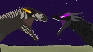 Giganotosaurus vs Ender Dragon [ Primeval vs Minecraft ] animation - Green DRAGO