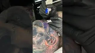 CRAZY ☠️ TATTOO #tattooartist #fy #tattooideas #tattoo #foryou #viral #tatuagem #bodymodifications
