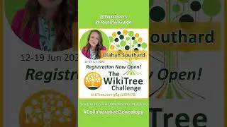 🌳 WIKITREE CHALLENGE #5: REGISTRATION NOW OPEN! 🧬 @YourDNAGuide