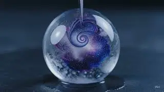Slicing a Frozen Galaxy Sphere 🌠❄️ | Ultra-Satisfying ASMR