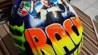 Helm repaint : falcon motif back to misano 2018