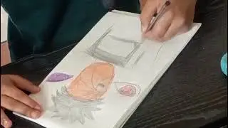 How to draw Uchiha Obito🔥💥🔥🔥🔥💥#anime #obito #naruto #anime 
