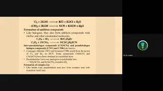 Pseudohalogens and Pseudohalides