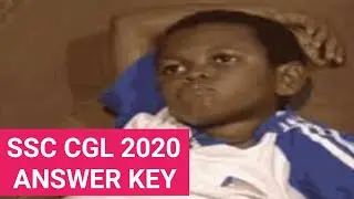 SSC CGL 2020 ANSWER KEY || ssc cgl 2020 tier 1 answer key ||