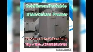 Jasa pembuatan perakitan penjualan cold storage portable di bandung