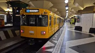 U-Bahn Berlin | Aussetzermitfahrt auf der U7 von Rathaus Spandau bis Hermannplatz im F90 2868
