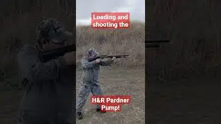 Loading and shooting the H&R Pardner Pump 12 Gauge shotgun!